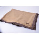 Oyuna, a brown cashmere throw