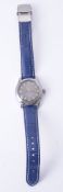 PiagetStainless steel wrist watch with Cuervo Y Sobrinos repainted dial