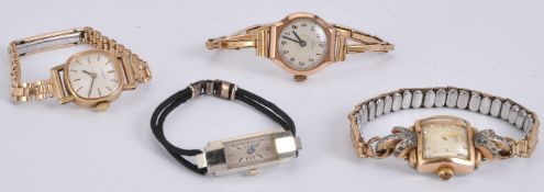 Four lady's bracelet watches