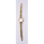 Omega,Lady's 9 carat gold bracelet watch