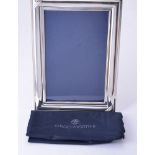 An Italian silver coloured mounted rectangular photo frame by Sergio Martini