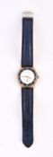 Girard Perregaux,Bi-colour wrist watch with repainted dial