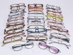 A collection of reading glasses