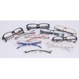 A collection of reading glasses