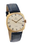 Enicar,Gold coloured wrist watch