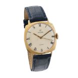 Enicar,Gold coloured wrist watch