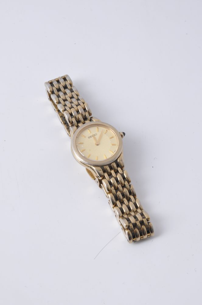 Seiko, Lady's gold plated bracelet watch