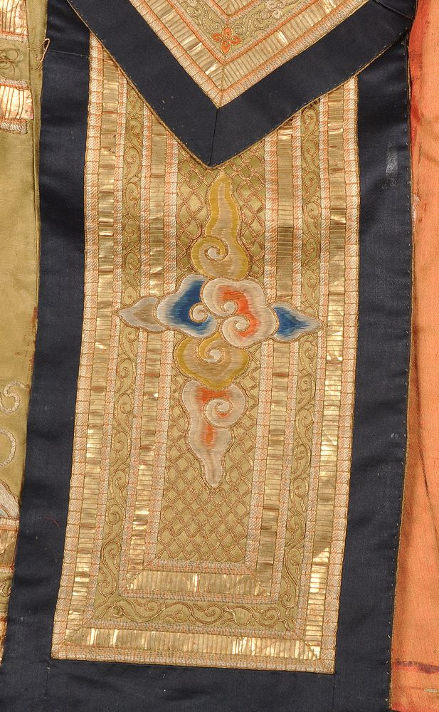 A Chinese Taoist 1st degree Priest's robe - Image 4 of 8