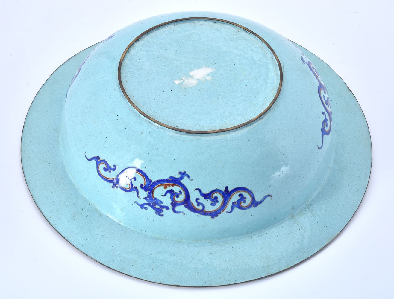 A Chinese Canton enamel basin - Image 3 of 4