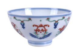 A Chinese doucai bowl