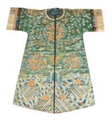 A Chinese incense green robe