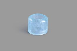 A Chinese aquamarine archer's ring