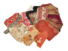 A group of largely Indian and Turkish textiles