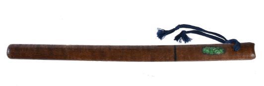 A Japanese Wood Bokuto or Chado