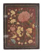 A early Qajar lacquered mirror case