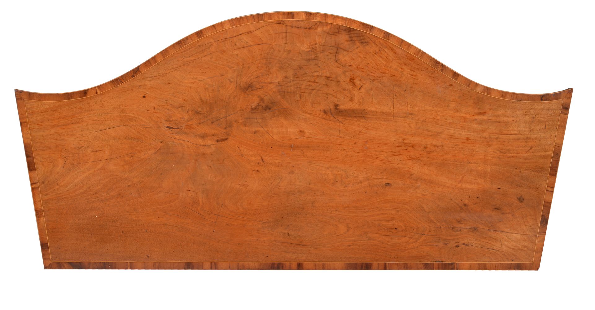 A George III mahogany serpentine fronted serving table, circa 1780 - Image 4 of 4