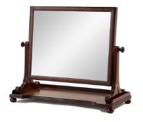 ϒ A George IV mahogany dressing mirror, circa 1825