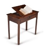 † A George III mahogany reading table, circa 1780