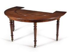 A George III mahogany hunt table, circa 1800