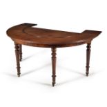 A George III mahogany hunt table, circa 1800