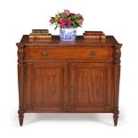 A George IV mahogany side cabinet, circa 1825