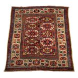 A Kazak rug