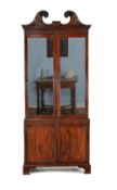 A George III mahogany cabinet, circa 1780