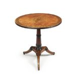 A Regency pollard oak and brass marquetry circular table, by George Bullock, circa 1815