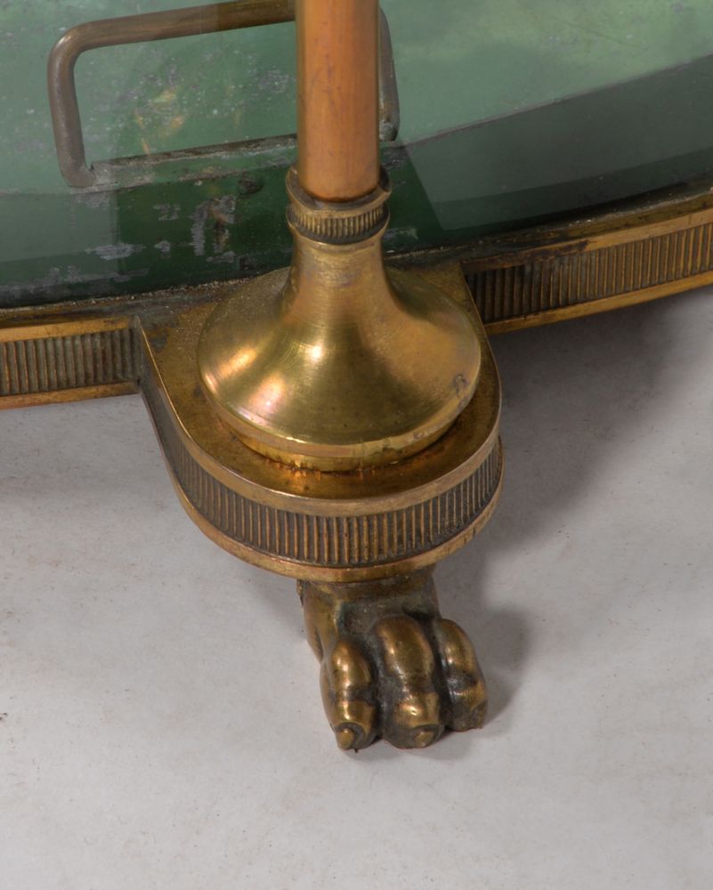 A gilt metal and glass panelled stick stand, late 19th/ early 20th century - Image 3 of 3