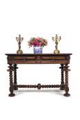 ϒ A Portuguese rosewood side or centre table, second half 19th century