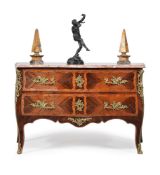 ϒ A Louis XVI rosewood and gilt metal mounted commode, third quarter 18th century