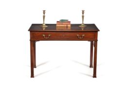 A George III mahogany side table, circa 1760