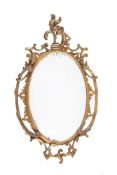 A George III giltwood wall mirror, circa 1770