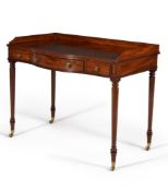 A Regency mahogany dressing table, attributed to Gillows, circa 1815