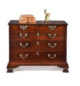 A George III mahogany chest of drawers, circa 1770