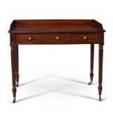 A Regency mahogany dressing table, attributed to Gillows, circa 1815