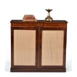 ϒ A Regency rosewood side cabinet, circa 1815