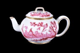 A Sevres teapot and cover, date code for 1761