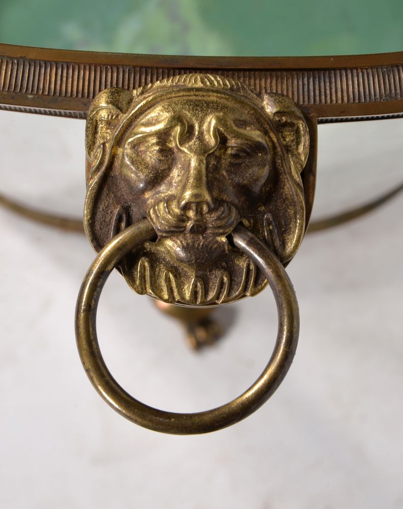 A gilt metal and glass panelled stick stand, late 19th/ early 20th century - Image 2 of 3