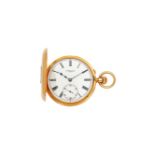 Vacheron & Constantin, an 18 carat gold half hunter keyless wind pocket watch