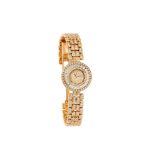 Paul Kutchinsky, a lady's 18 carat gold and diamond bracelet watch