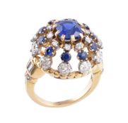 A Burmese sapphire and diamond ring by Boivin