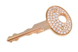 A diamond set key