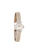Omega, ref. 595288, a lady's white gold bracelet watch