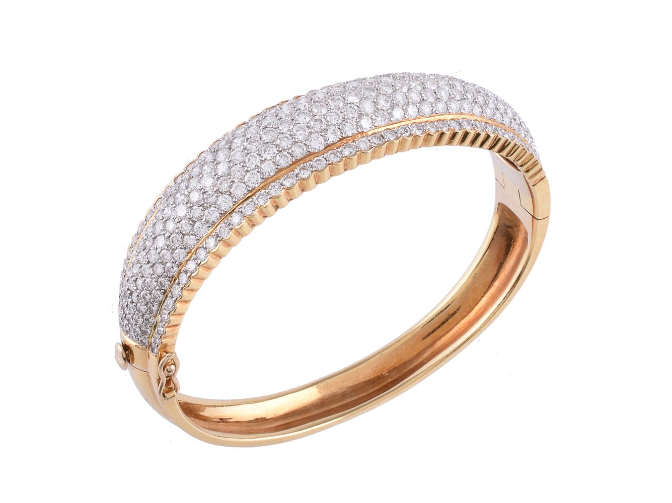 A diamond bangle