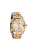Rolex, Oyster Perpetual Datejust, ref. 16233, a bi-metal bracelet watch