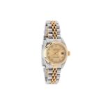 Rolex, Oyster Perpetual Datejust, ref. 69173, a lady's bi-metal bracelet watch