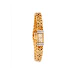 Audemars Piguet, a lady's 18 carat gold and diamond bracelet watch