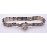 A Soviet Russian silver and niello panelled belt