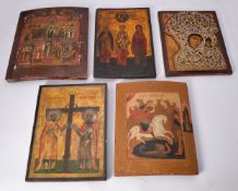 Five Orthodox icons